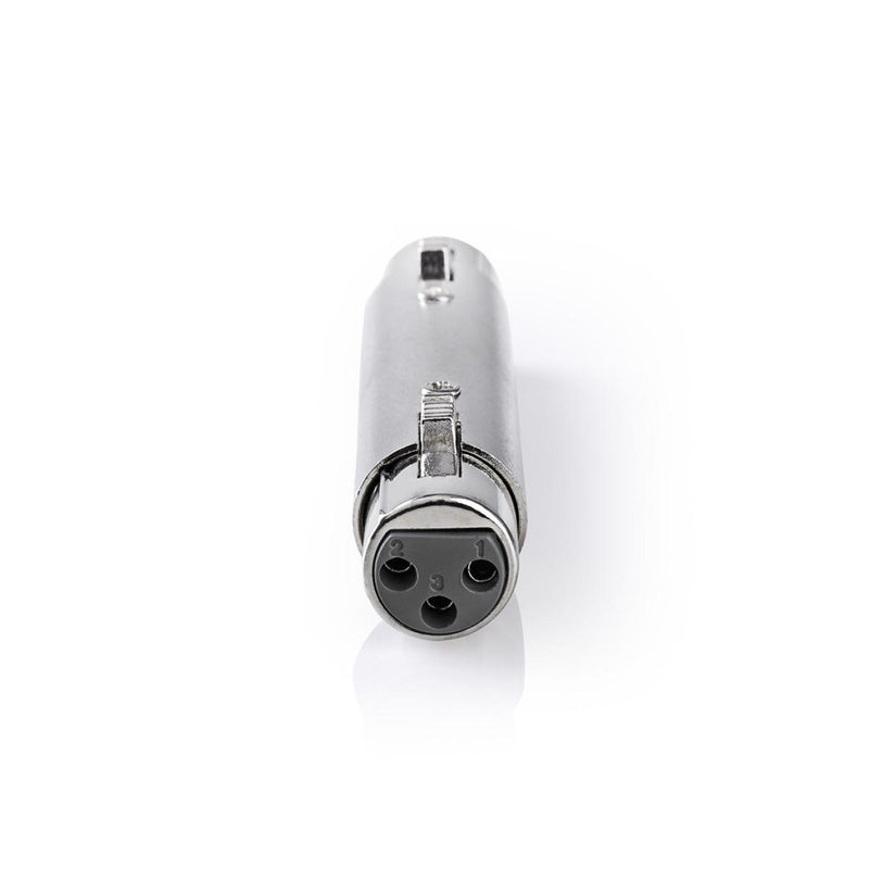 Nedis CAGP15920ME Xlr-adapter Xlr 3-pins Female - Xlr 3-pins Female 10 Stuks Metaal