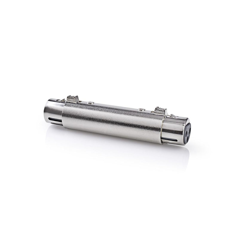 Nedis CAGP15920ME Xlr-adapter Xlr 3-pins Female - Xlr 3-pins Female 10 Stuks Metaal