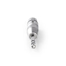 Nedis CAGP15941ME Xlr-adapter 6,35 Mm Male - Xlr 3-pins Female 10 Stuks Metaal