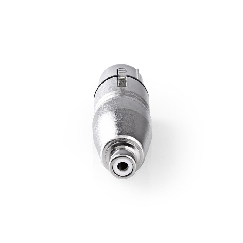 Nedis CAGP15933ME Xlr-adapter Xlr 3-pins Female + Rca Female 10 Stuks Metaal
