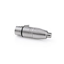 Nedis CAGP15933ME Xlr-adapter Xlr 3-pins Female + Rca Female 10 Stuks Metaal