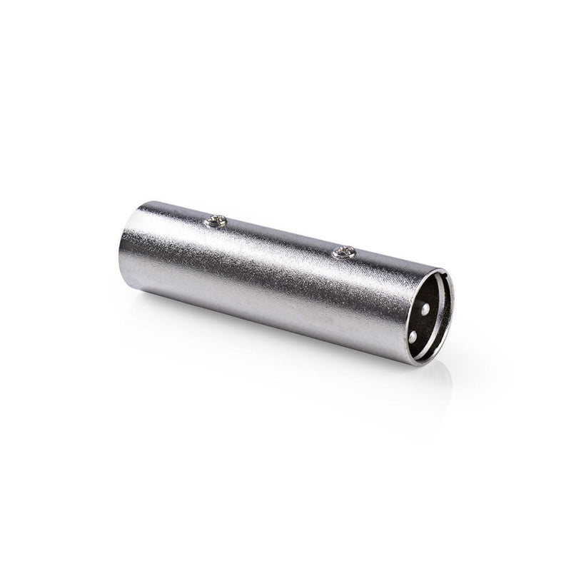 Nedis CAGP15921ME Xlr-adapter Xlr 3-pins Male - Xlr 3-pins Male 10 Stuks Metaal