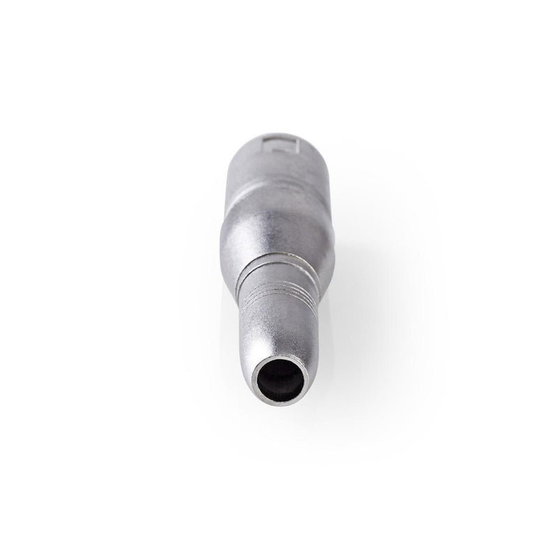 Nedis CAGP15944ME Xlr-adapter Xlr 3-pins Male - 6,35 Mm Female 10 Stuks Metaal