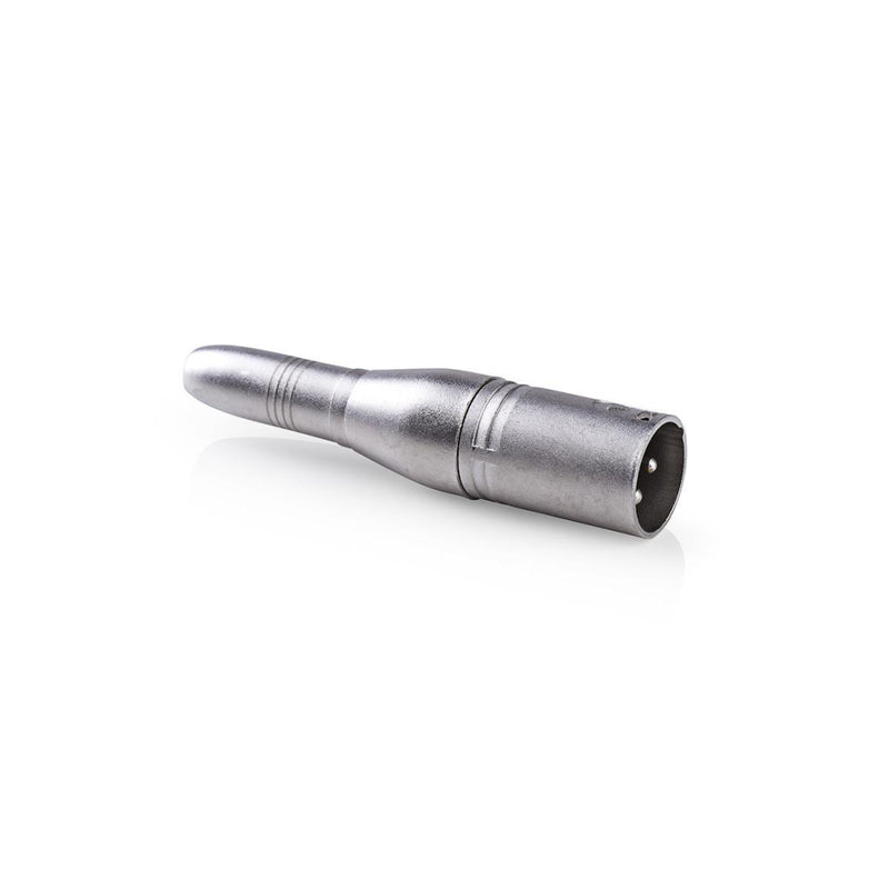 Nedis CAGP15944ME Xlr-adapter Xlr 3-pins Male - 6,35 Mm Female 10 Stuks Metaal