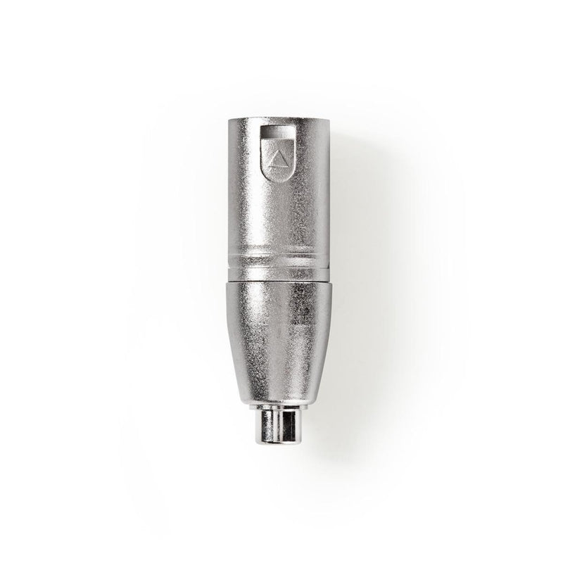 Nedis CAGP15930ME Xlr-adapter Xlr 3-pins Male - Rca Female 10 Stuks Metaal