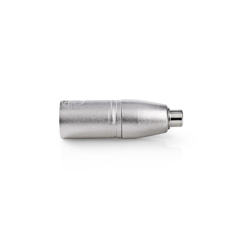 Nedis CAGP15930ME Xlr-adapter Xlr 3-pins Male - Rca Female 10 Stuks Metaal