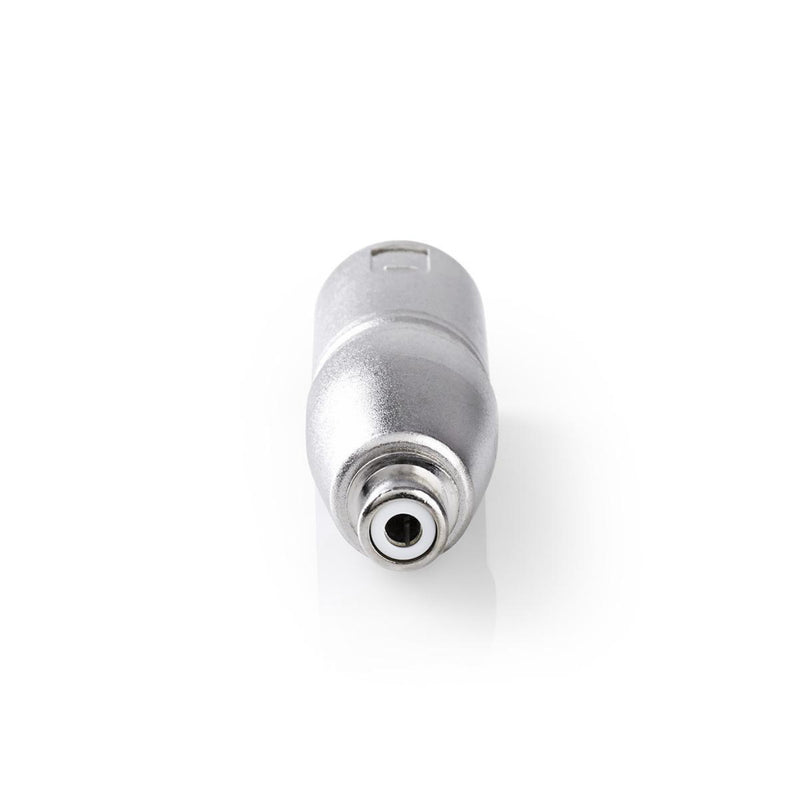 Nedis CAGP15930ME Xlr-adapter Xlr 3-pins Male - Rca Female 10 Stuks Metaal
