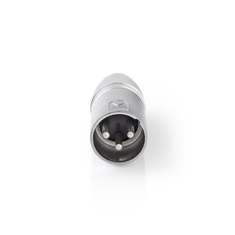 Nedis CAGP15930ME Xlr-adapter Xlr 3-pins Male - Rca Female 10 Stuks Metaal