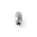 Nedis CAGP15931ME Xlr-adapter Xlr 3-pins Male - Rca Male 10 Stuks Metaal