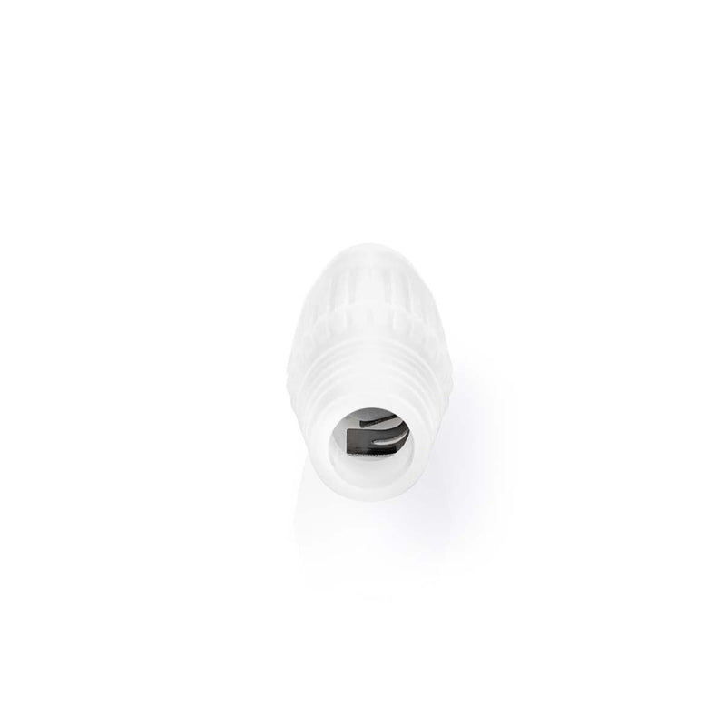 Nedis CSGP40980WT Cable Joiner Voor Coaxkabels 10 Stuks Wit