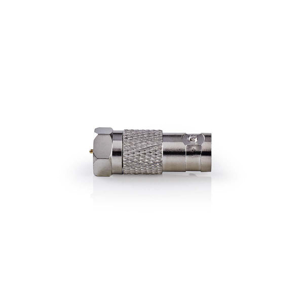 Nedis CSGP41966ME Satelliet- En Antenne-adapter F Male - Bnc Female 10 Stuks Metaal