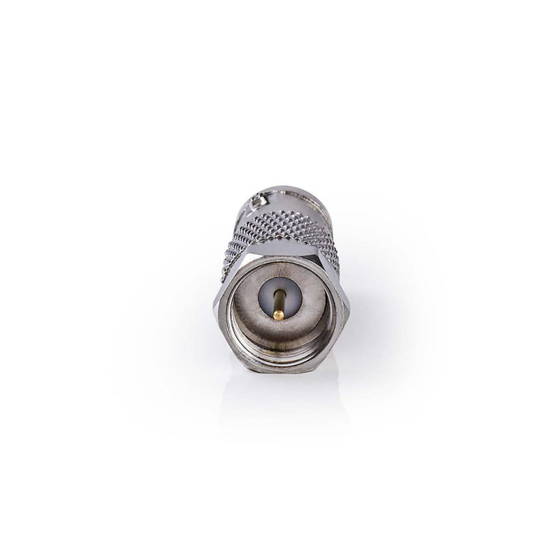 Nedis CSGP41966ME Satelliet- En Antenne-adapter F Male - Bnc Female 10 Stuks Metaal