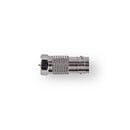 Nedis CSGP41966ME Satelliet- En Antenne-adapter F Male - Bnc Female 10 Stuks Metaal