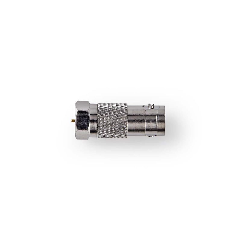Nedis CSGP41966ME Satelliet- En Antenne-adapter F Male - Bnc Female 10 Stuks Metaal
