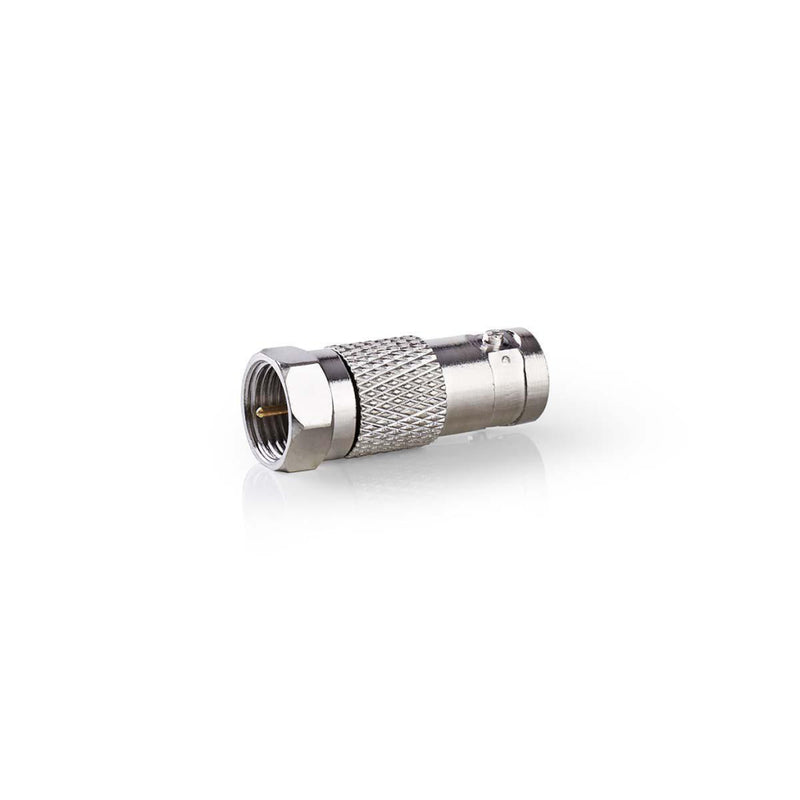 Nedis CSGP41966ME Satelliet- En Antenne-adapter F Male - Bnc Female 10 Stuks Metaal