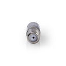 Nedis CSGP41970ME Satelliet- En Antenne-adapter F Male - F Female 10 Stuks Metaal
