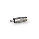 Nedis CSGP41970ME Satelliet- En Antenne-adapter F Male - F Female 10 Stuks Metaal