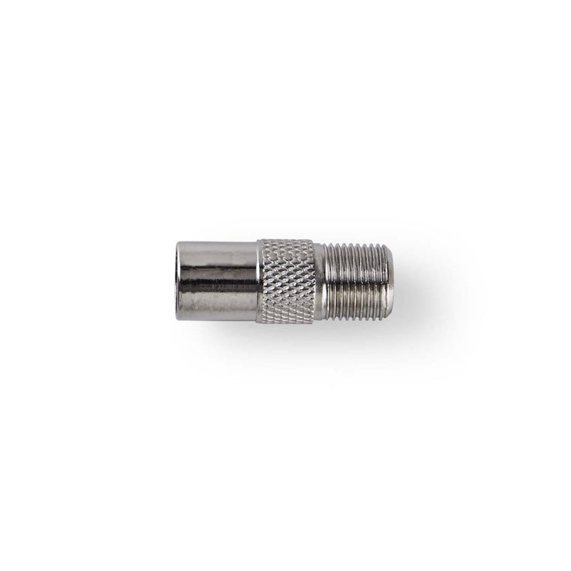 Nedis CSGP41954ME Satelliet- En Antenne-adapter Coax Male - F Female 10 Stuks Metaal