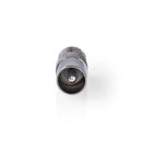 Nedis CSGP41954ME Satelliet- En Antenne-adapter Coax Male - F Female 10 Stuks Metaal