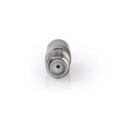 Nedis CSGP41954ME Satelliet- En Antenne-adapter Coax Male - F Female 10 Stuks Metaal