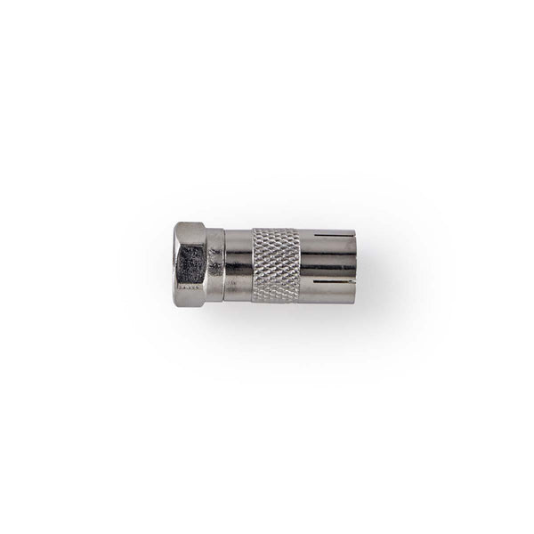 Nedis CSGP41952ME Satelliet- En Antenne-adapter F Male - Coax Female 10 Stuks Metaal
