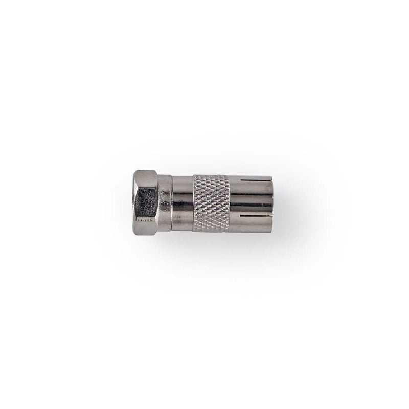 Nedis CSGP41952ME Satelliet- En Antenne-adapter F Male - Coax Female 10 Stuks Metaal