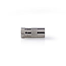 Nedis CSGP41952ME Satelliet- En Antenne-adapter F Male - Coax Female 10 Stuks Metaal