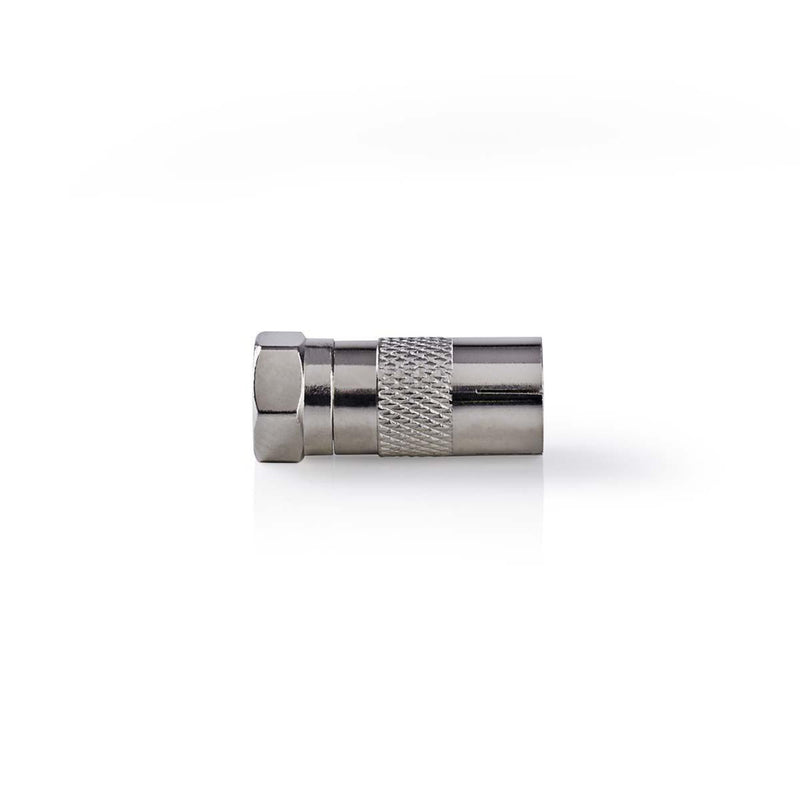 Nedis CSGP41952ME Satelliet- En Antenne-adapter F Male - Coax Female 10 Stuks Metaal