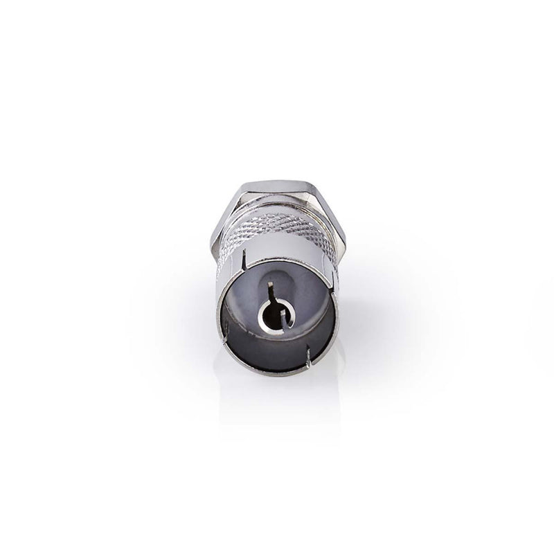 Nedis CSGP41952ME Satelliet- En Antenne-adapter F Male - Coax Female 10 Stuks Metaal
