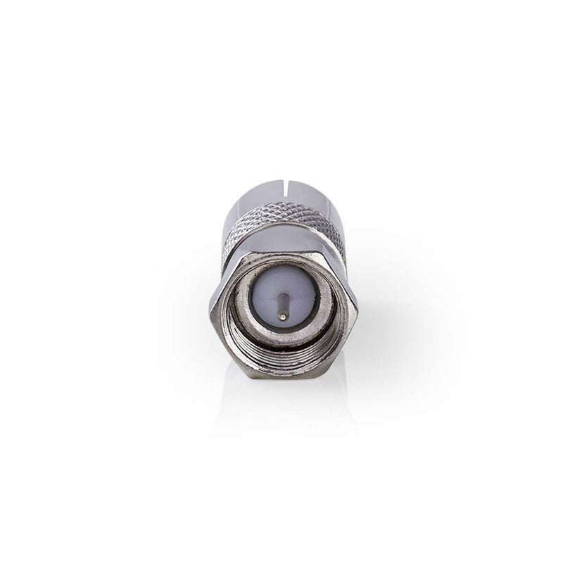 Nedis CSGP41952ME Satelliet- En Antenne-adapter F Male - Coax Female 10 Stuks Metaal