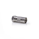 Nedis CSGP41952ME Satelliet- En Antenne-adapter F Male - Coax Female 10 Stuks Metaal