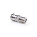 Nedis CSGP41956ME Satelliet- En Antenne-adapter F-quick Male - F Female 10 Stuks Metaal
