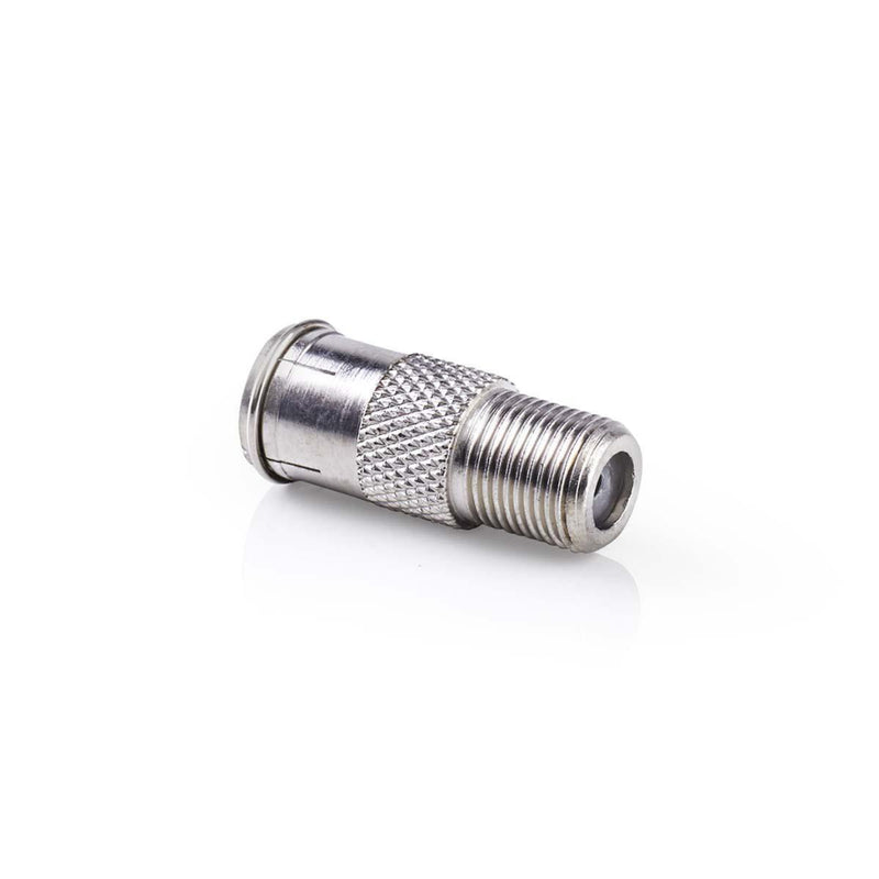 Nedis CSGP41956ME Satelliet- En Antenne-adapter F-quick Male - F Female 10 Stuks Metaal