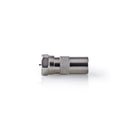 Nedis CSGP41953ME Satelliet- En Antenne-adapter F Male - Coax Male 10 Stuks Metaal
