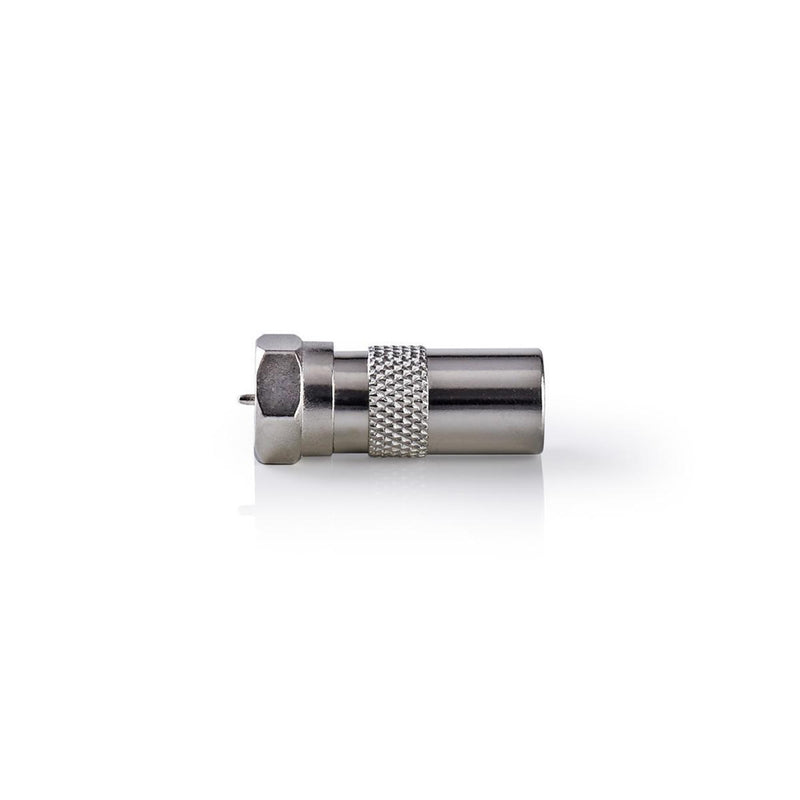 Nedis CSGP41953ME Satelliet- En Antenne-adapter F Male - Coax Male 10 Stuks Metaal