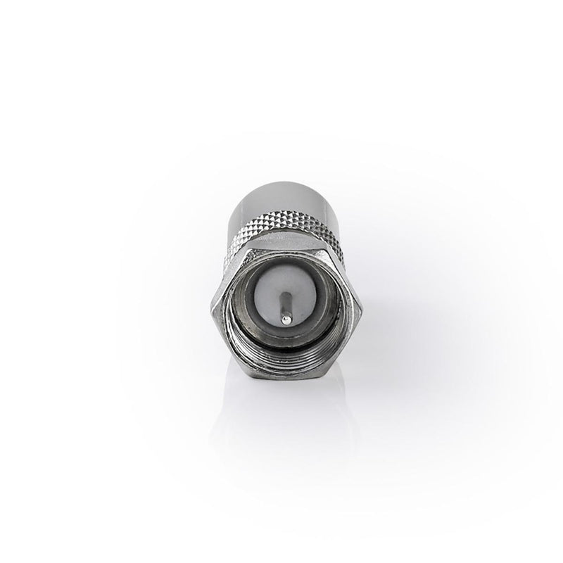 Nedis CSGP41953ME Satelliet- En Antenne-adapter F Male - Coax Male 10 Stuks Metaal