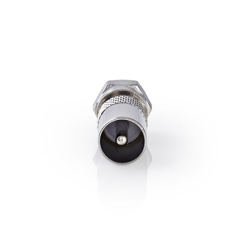 Nedis CSGP41953ME Satelliet- En Antenne-adapter F Male - Coax Male 10 Stuks Metaal