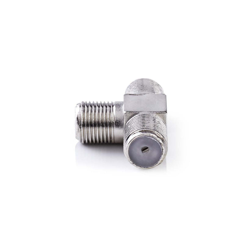 Nedis CSGP41957ME Satelliet- En Antenne-adapter F Female - 2x F Female 10 Stuks Metaal
