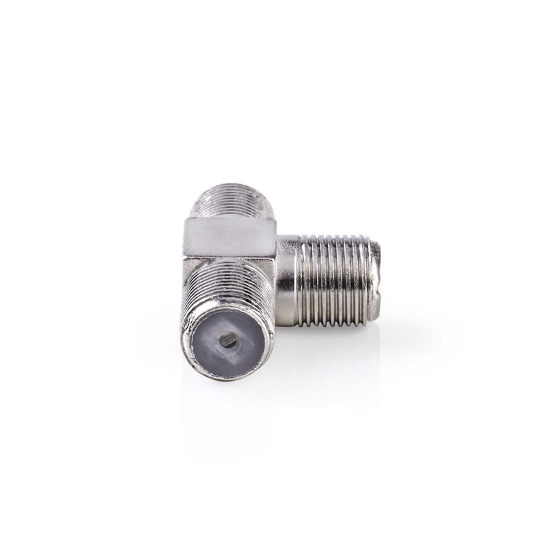 Nedis CSGP41957ME Satelliet- En Antenne-adapter F Female - 2x F Female 10 Stuks Metaal