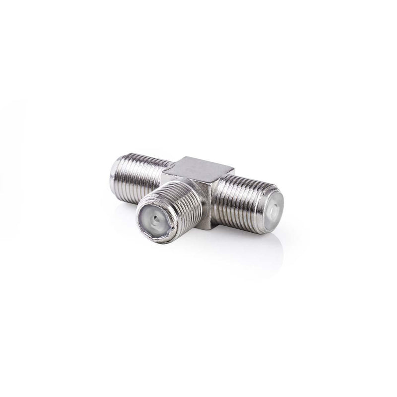 Nedis CSGP41957ME Satelliet- En Antenne-adapter F Female - 2x F Female 10 Stuks Metaal