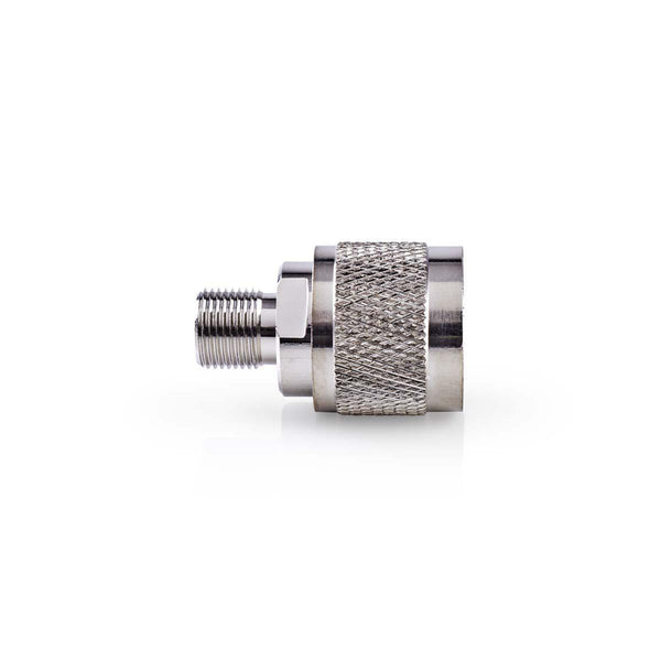 Nedis CSGP42941ME Satelliet- En Antenne-adapter N Male - F Female 10 Stuks Metaal
