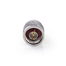 Nedis CSGP42941ME Satelliet- En Antenne-adapter N Male - F Female 10 Stuks Metaal