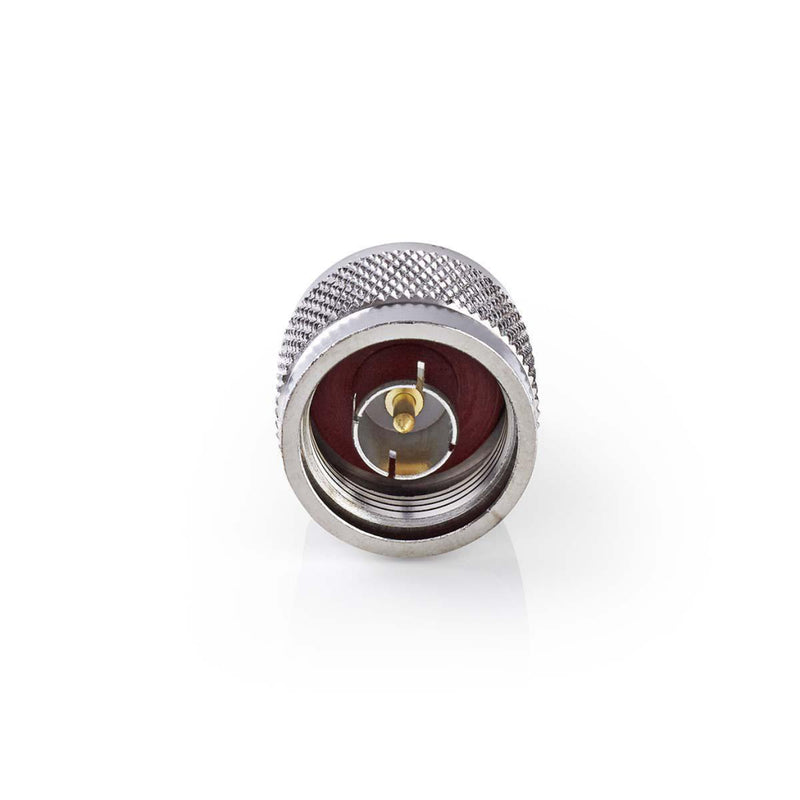 Nedis CSGP42941ME Satelliet- En Antenne-adapter N Male - F Female 10 Stuks Metaal