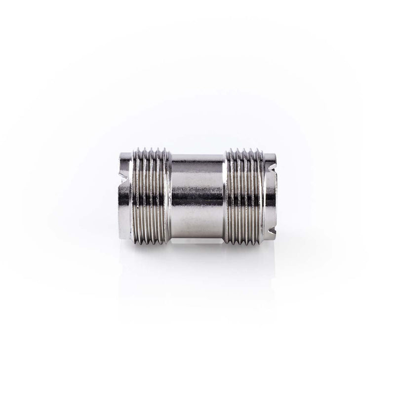 Nedis CSGP43940ME Satelliet- En Antenne-adapter Pl259 Female - Pl259 Female 10 Stuks Metaal