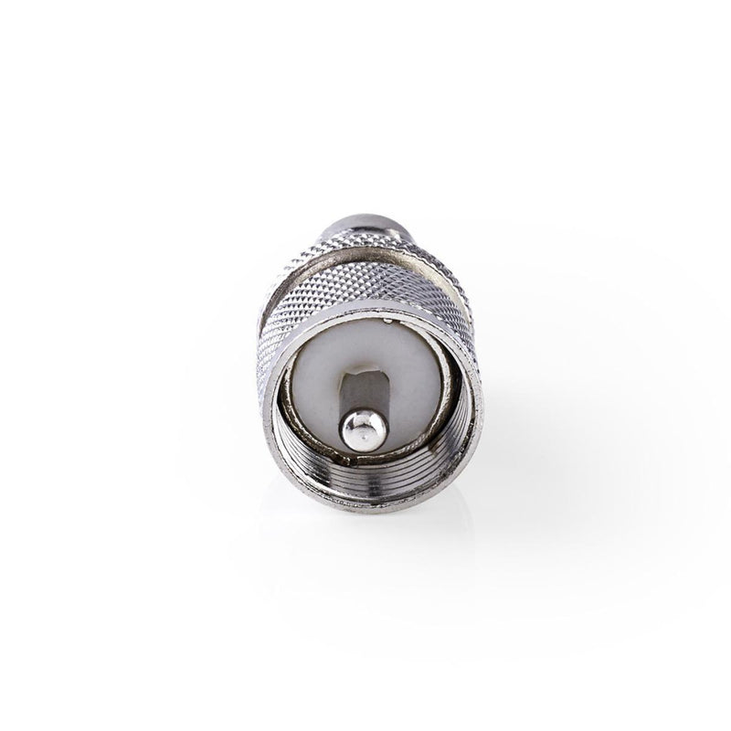 Nedis CSGP43941ME Satelliet- En Antenne-adapter Pl259 Male - Bnc Female 10 Stuks Metaal