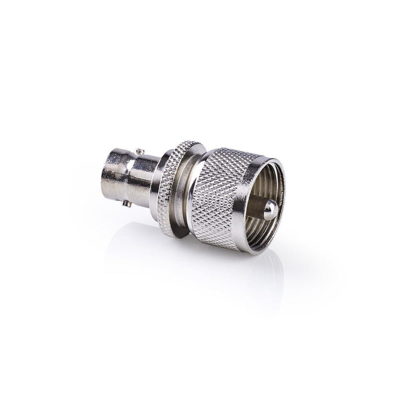 Nedis CSGP43941ME Satelliet- En Antenne-adapter Pl259 Male - Bnc Female 10 Stuks Metaal