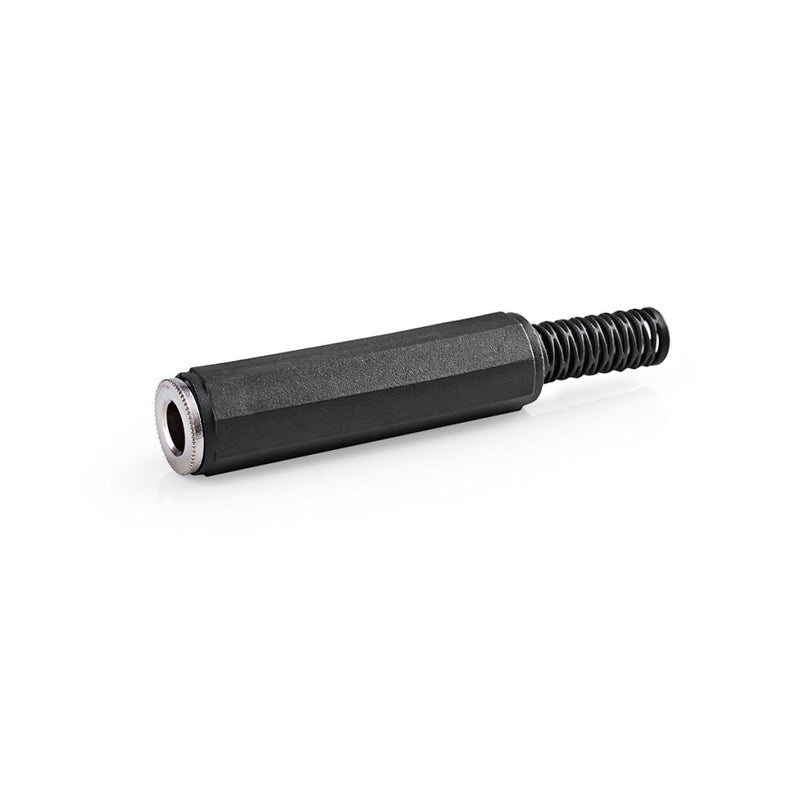Nedis CAVC23910BK Jack-stereoconnector 6,35 Mm Female 25 Stuks Zwart