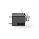 Nedis CAVC23990BK Bevestiging Voor Stereo-audiobehuizing 6,35 Mm Female 25 Stuks Zwart