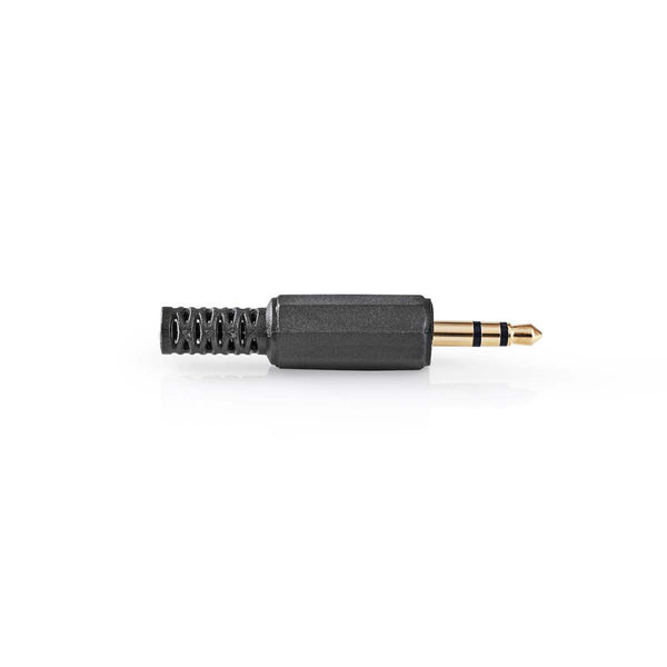 Nedis CAVC22900BKG Jack-stereoconnector 3,5 Mm Male Verguld 25 Stuks Zwart