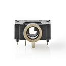 Nedis CAVC22991BK Bevestiging Voor Stereo-audiobehuizing 3,5 Mm Female 25 Stuks Zwart